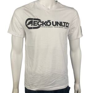 Men's Ecko Unltd White Short Sleeve Shirt Size Small